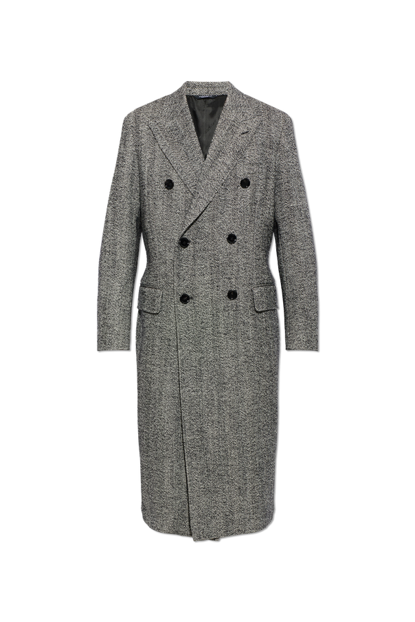Dolce & Gabbana Wool coat with a single vent | Men's | Vitkac